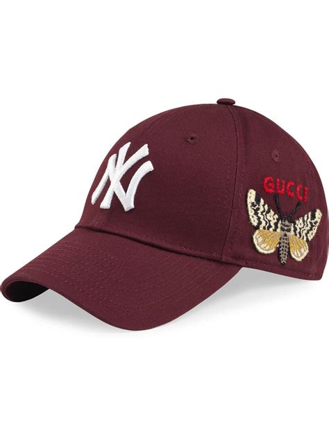 prezzo cappello gucci|gucci yankee hat.